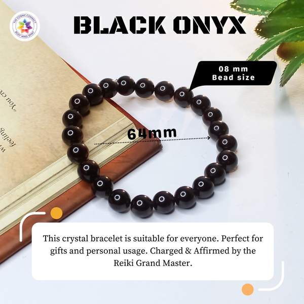 Black Onyx Bracelet - Inner Strength & Protection 7