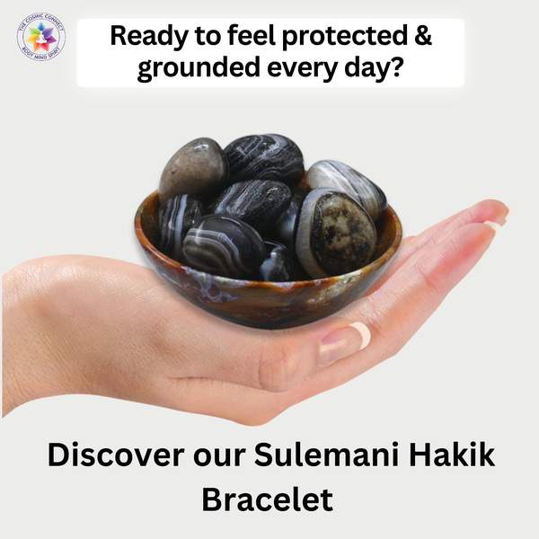 Black Sulemani Hakik Healing Bracelet - Protection