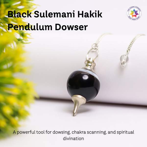 Black Sulemani Hakik Pendulum Dowser for Spiritual Growth 3