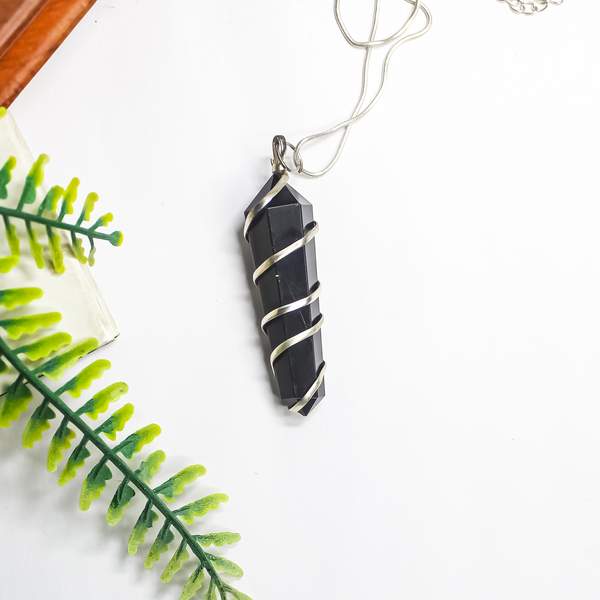 Black Tourmaline Crystal Pendant Ultimate Protection 6