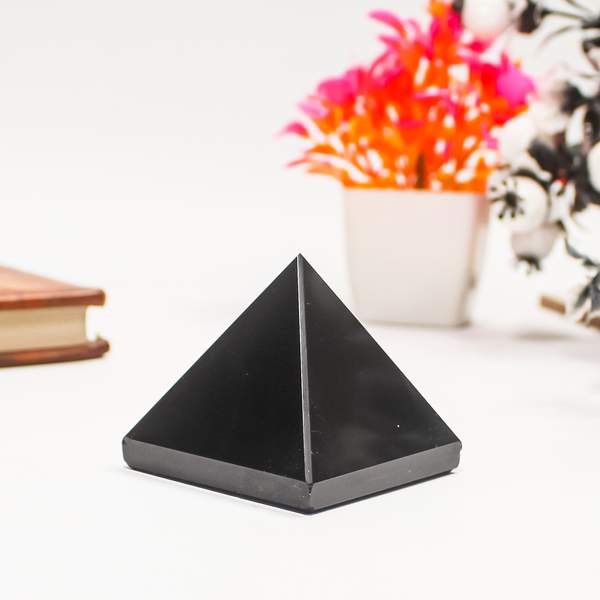 Black Tourmaline Crystal Pyramid Ultimate Protection & Grounding Energy