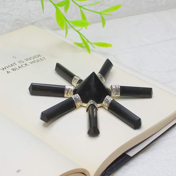 Black Tourmaline Energy Generator for Spiritual Protection and Healing
