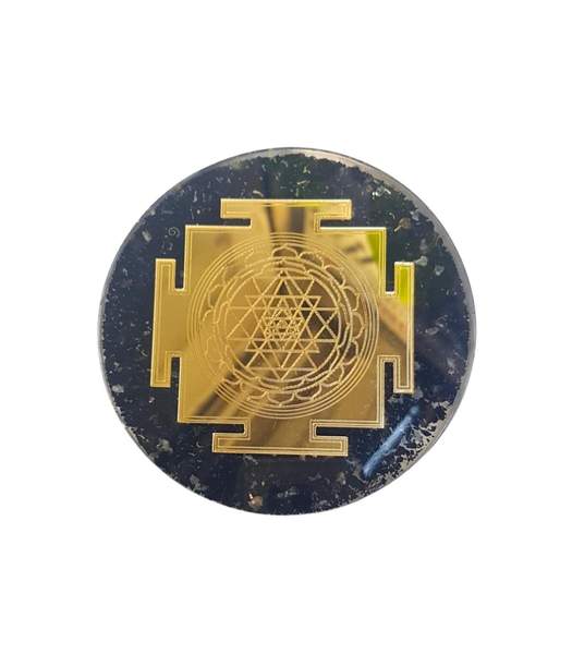 Black Tourmaline Water Coaster for Protection, Purity, and Positive Energy 5