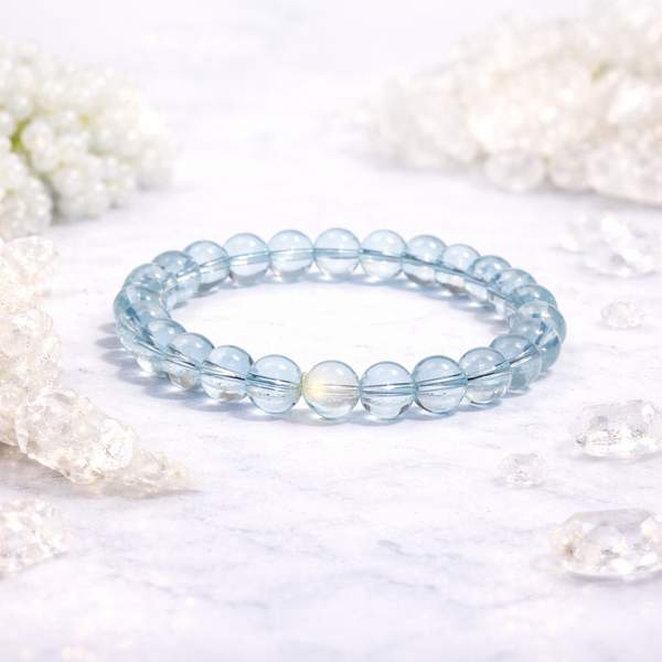 Blue Sapphire Healing Bracelet - Boosts Intuition & Promotes Calmness