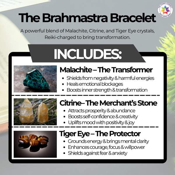 Brahmastra Bracelet for Protection, Confidence & Abundance | Reiki Charged 5