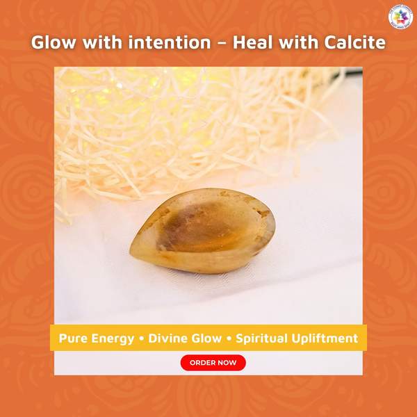 Calcite Crystal Diya for Home Temple Décor & Healing Energy 8