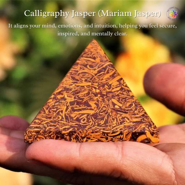 Calligraphy Jasper Crystal Angel for Protection & Inner Peace 11