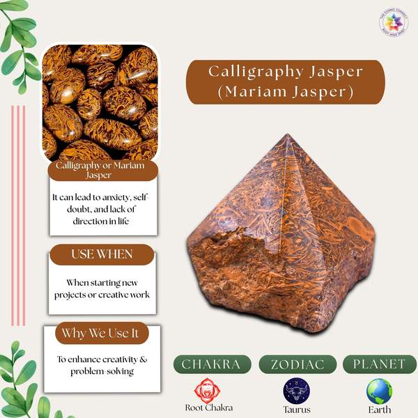 Calligraphy Jasper Crystal Angel for Protection & Inner Peace 4