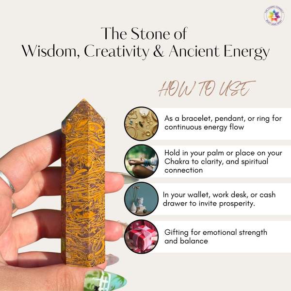 Calligraphy Jasper Crystal Angel for Protection & Inner Peace 7