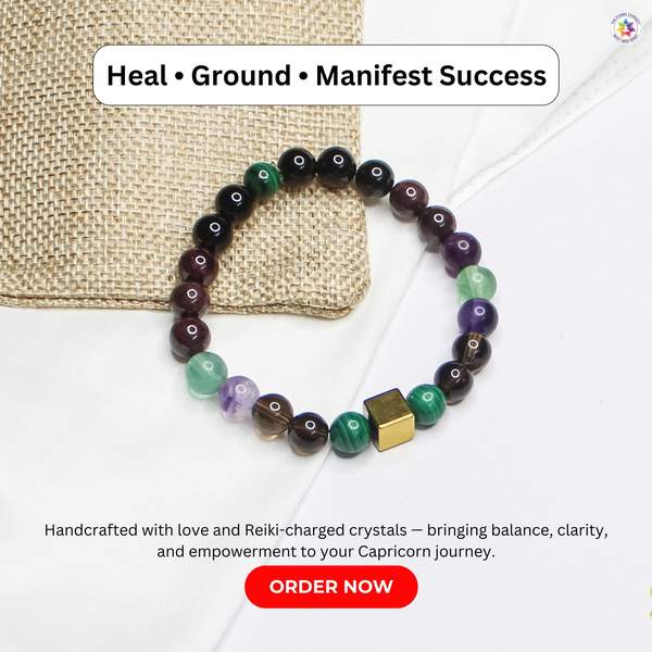 Capricorn Zodiac Bracelet for Protection & Abundance 9
