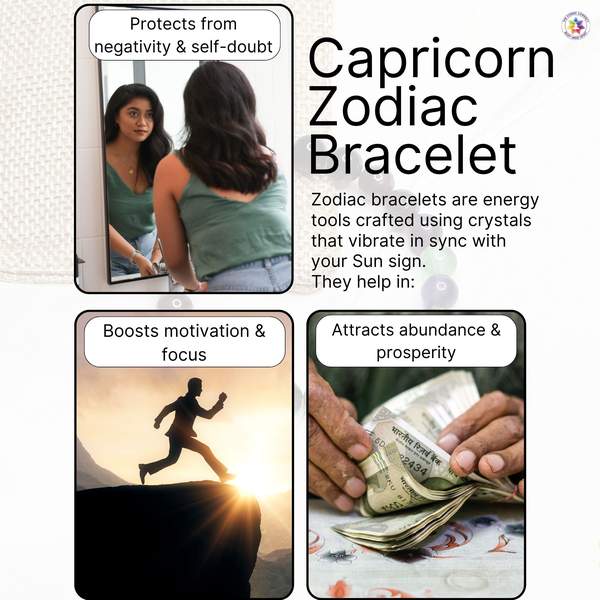 Capricorn Zodiac Bracelet for Protection & Abundance 6