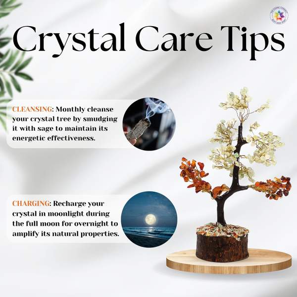 Carnelian & Green Aventurine Crystal Tree for Prosperity and Courage 6