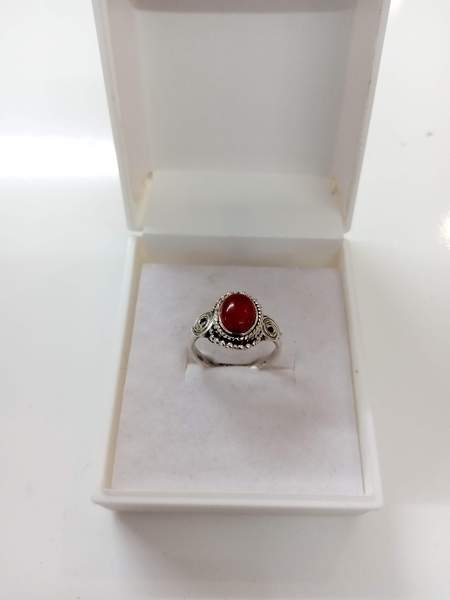 Carnelian Silver Ring Ignite Confidence, Passion & Vitality