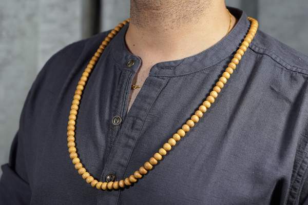 Chandan 108 Bead Jap Mala for Meditation & Spiritual Growth 2