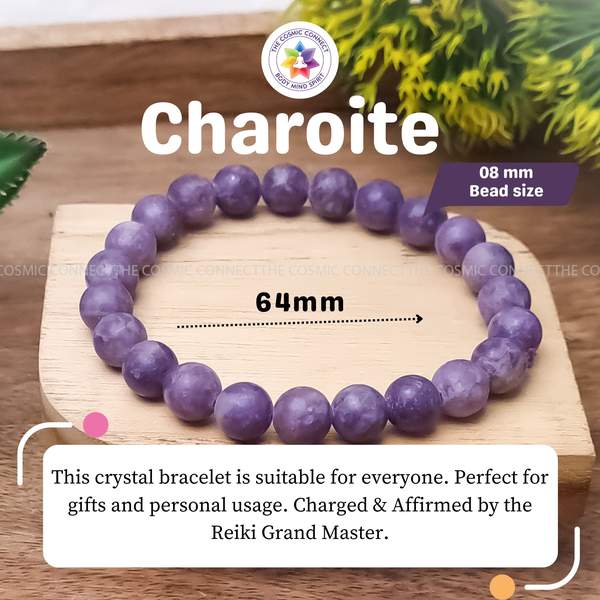 Charoite Healing Bracelet – A Stone of Transformation, Spiritual Growth 4