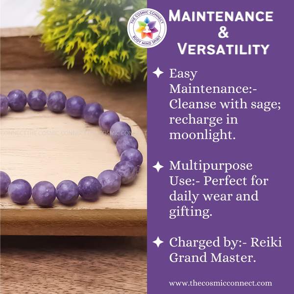 Charoite Healing Bracelet – A Stone of Transformation, Spiritual Growth 5