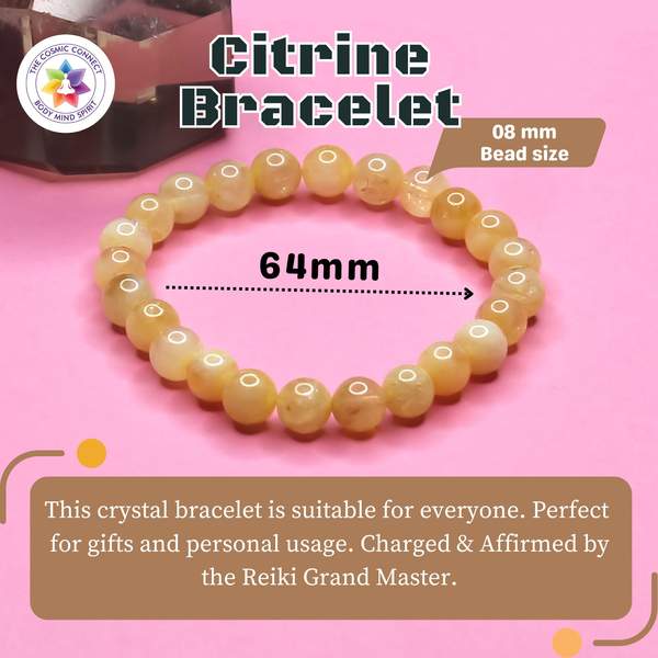 Citrine Bracelet - Wealth and Abundance Manifestation 7