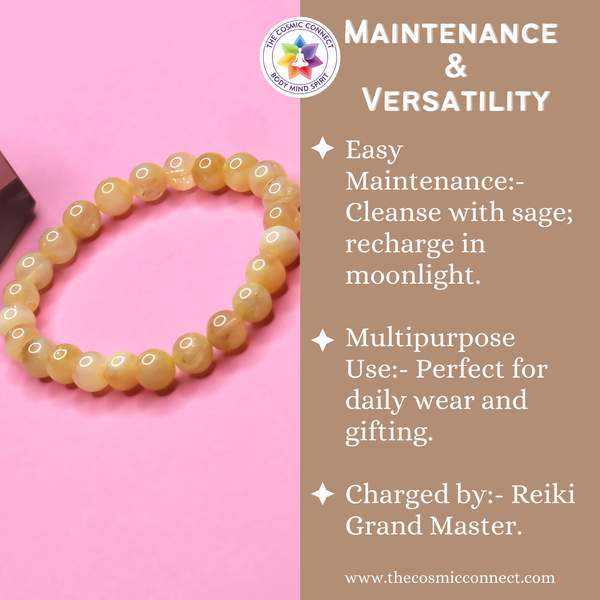 Citrine Bracelet - Wealth and Abundance Manifestation 8