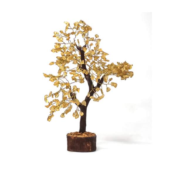 Citrine Crystal Tree for Wealth, Abundance, and Success, Chakra Balance