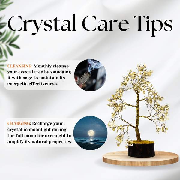Citrine Golden Wired Crystal Tree for Wealth, Abundance, & Success 6