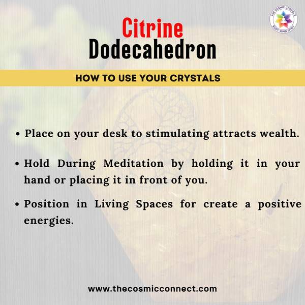 Citrine Orgone Dodecahedron for Abundance, & Success 3