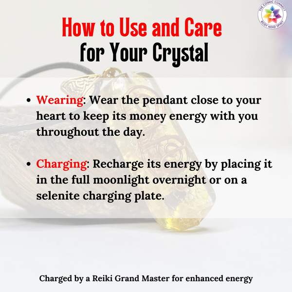Citrine Orgone Pendant Manifest Abundance, Joy & Confidence 4