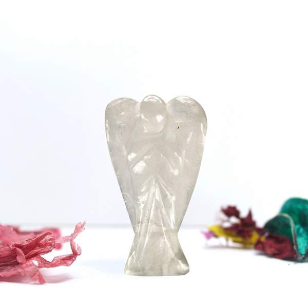 Clear Quartz Crystal Angel for Spiritual Growth & Master Healer