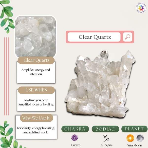 Clear Quartz Crystal Angel for Spiritual Growth & Master Healer 3