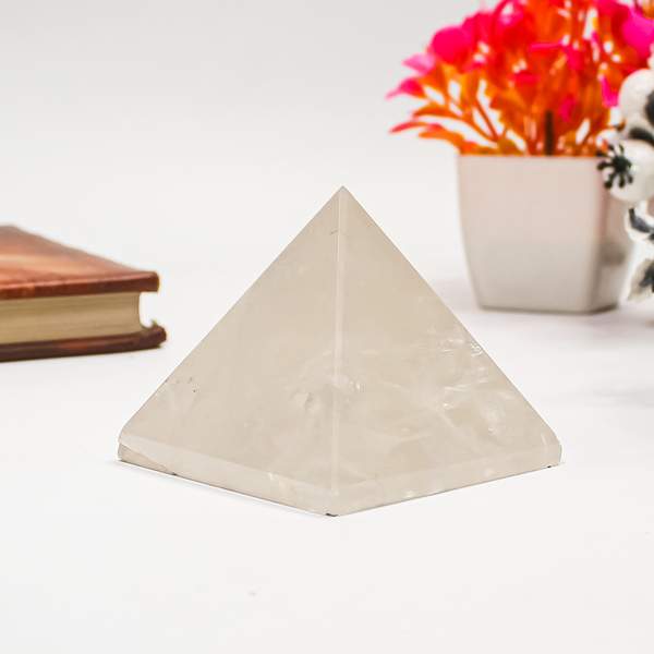Clear Quartz Crystal Pyramid Master Healer for Clarity, and Spiritual Growth 2