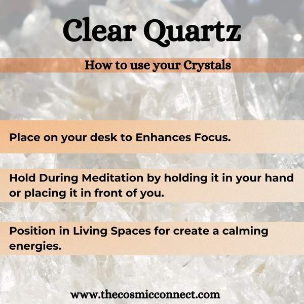 Clear Quartz Orgone Paper Weight for Amplify Energy, Clarity & Positivity 3
