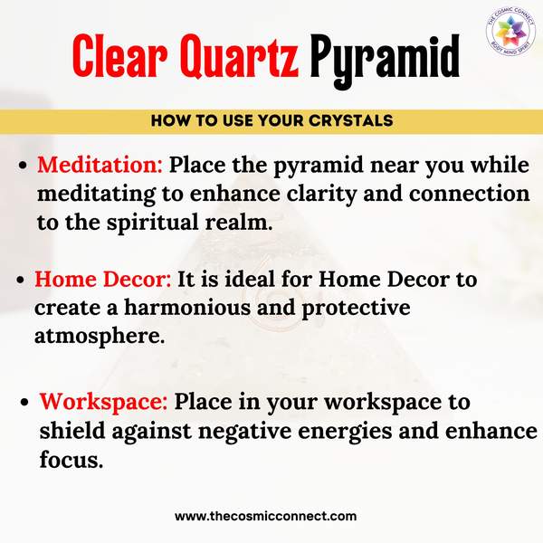 Clear Quartz Orgone Pyramid for Clarity, Energy & Balance 4