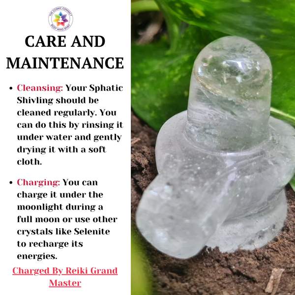 Clear Quartz Shivling the Divine Amplifier for Spiritual Growth & Healing 4