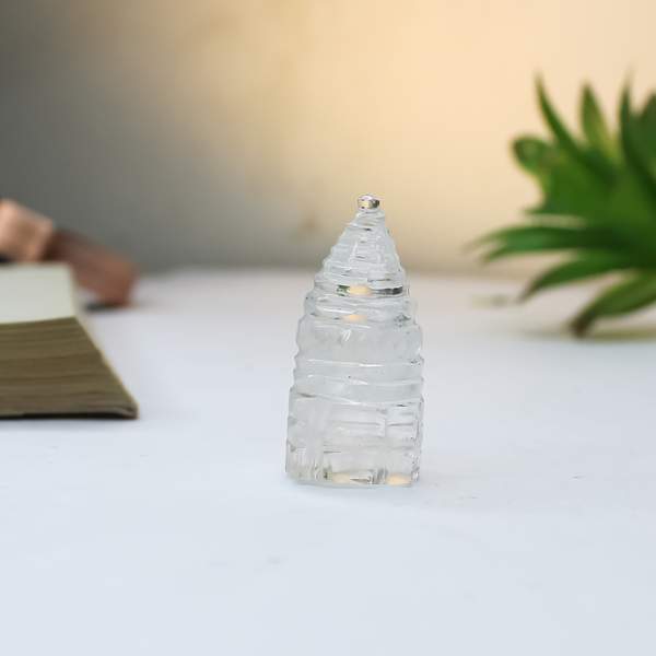 Clear Quartz Shree Yantra Ultimate Energizer for Abundance & Clarity