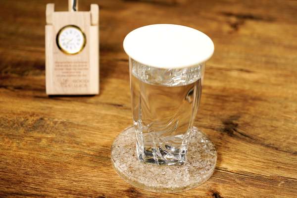 Clear Quartz Water Coaster for Mind, Body, and Spirit 5