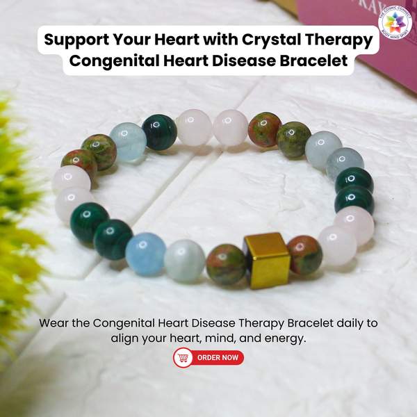 Congenital Heart Disease Therapy Bracelet for Heart Chakra 9