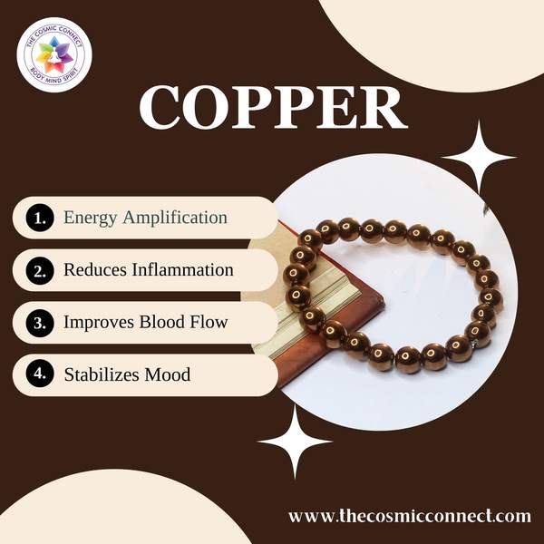 Copper Bracelet - Reduce Inflammation & Balancing | 8mm Beads 3