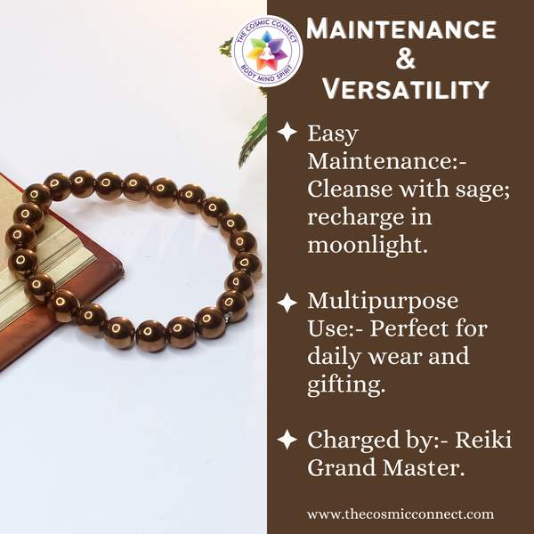 Copper Bracelet - Reduce Inflammation & Balancing | 8mm Beads 5