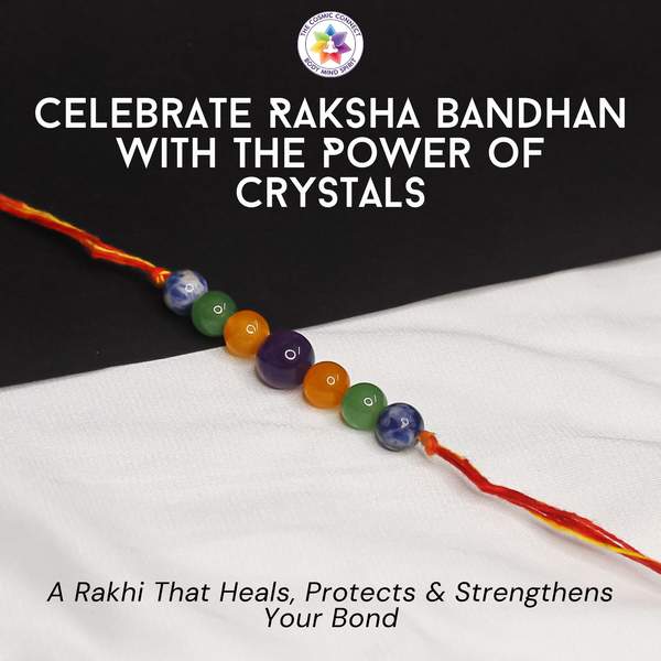 Crystal Healing Rakhi for Confidence, Clarity & Good Fortune Reiki-Charged 2