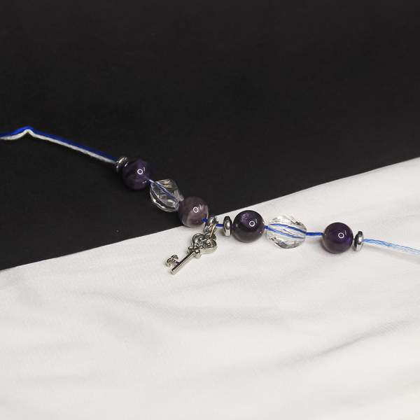 Crystal Rakhi for Clarity, Calm & Energy Healing Reiki Charged Rakhi