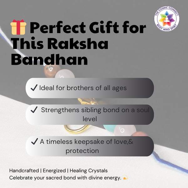 Crystal Rakhi for Love, Emotional Healing & Protection Reiki Energized 4