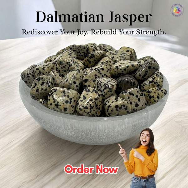 Dalmatian Jasper Crystal Pyramid Unlock Joy, & Protection 11