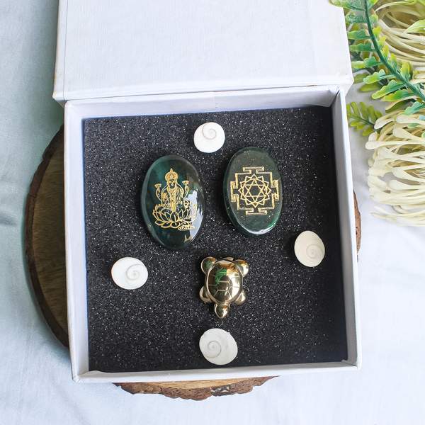 Debt Removal Yantra Crystals Set for Wealth & Abundance
