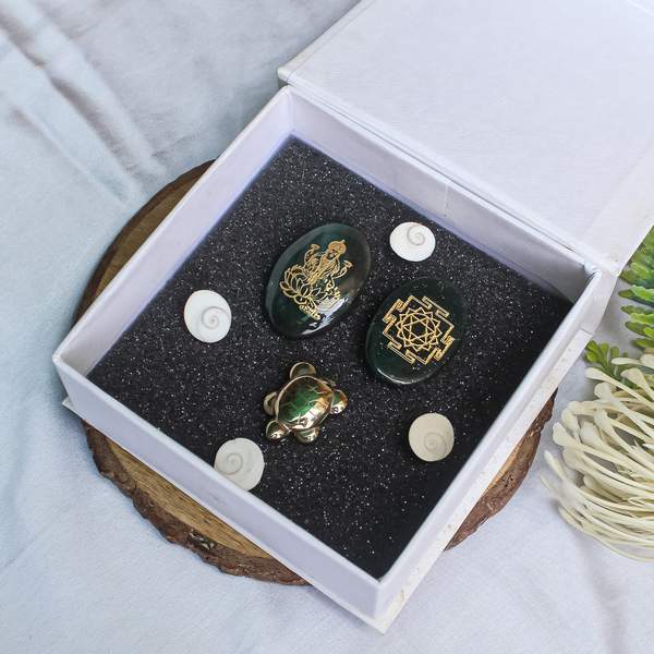 Debt Removal Yantra Crystals Set for Wealth & Abundance 2
