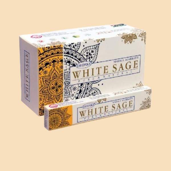 Deepika White Sage Incense Aggarbatti (Pack of 3)