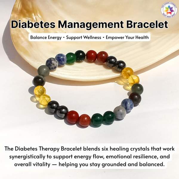 Diabetes Management Therapy Bracelet for Balances Blood Sugar, Metabolism 3