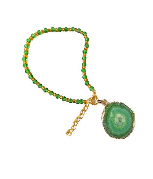 Druzy Agate Lumba Rakhi for Sister-in-Law Protection, & Positive Energy 4