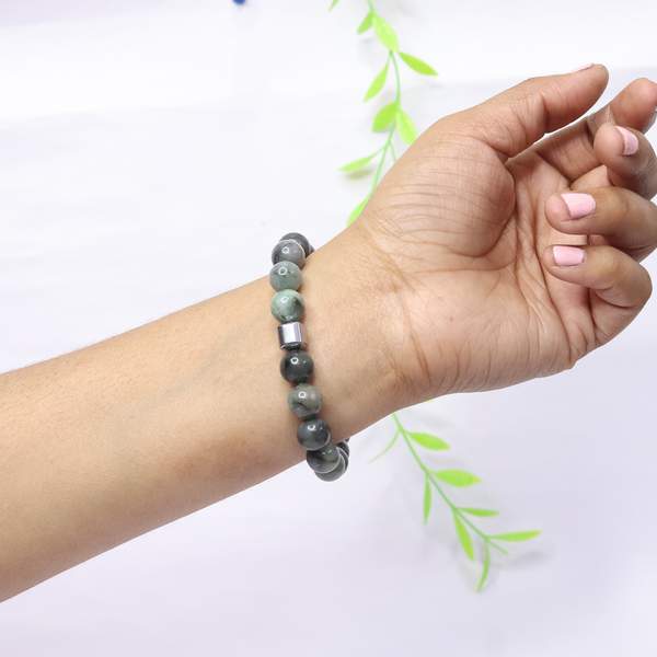 Emerald Gemstone Healing Bracelet – Heart Chakra Balance, Love & Prosperity 3