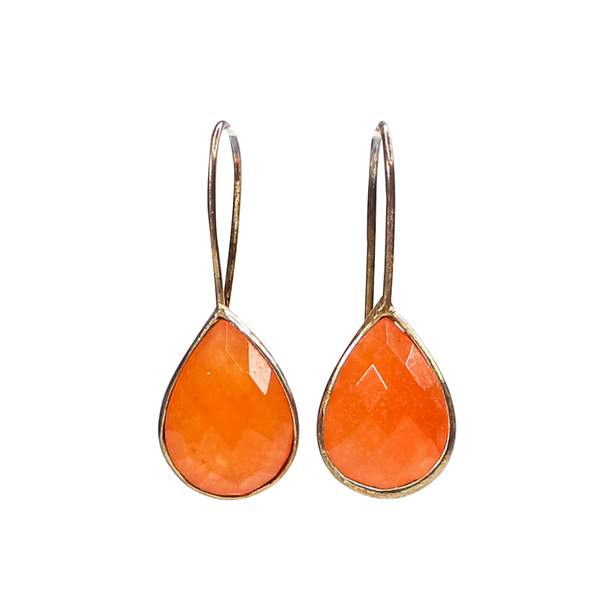 Energizing Carnelian Crystal Earring for Motivation & Creativity
