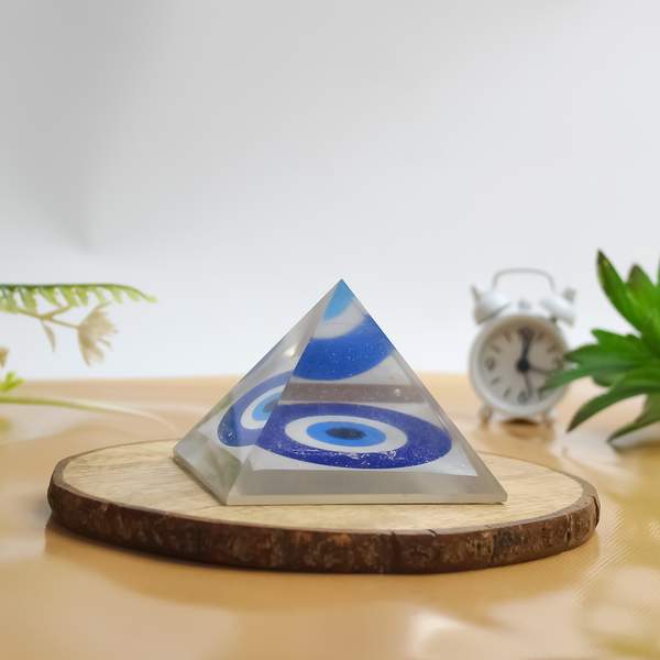 Evil Eye Orgone Pyramid for Protection, & Spiritual Harmony