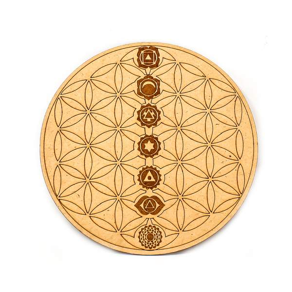 Flower of Life Grid Plate Sacred Geometry for Manifestation
